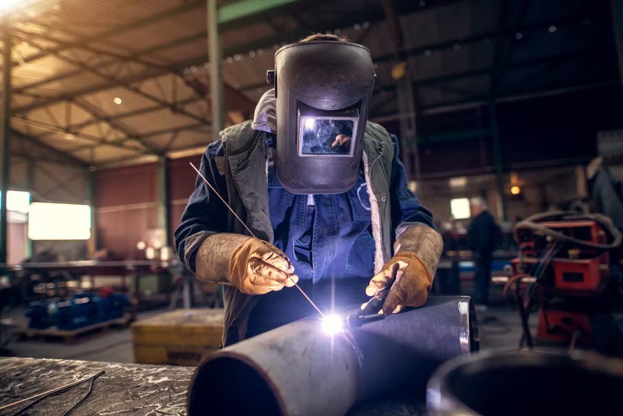 Welding bay — frame fabrication